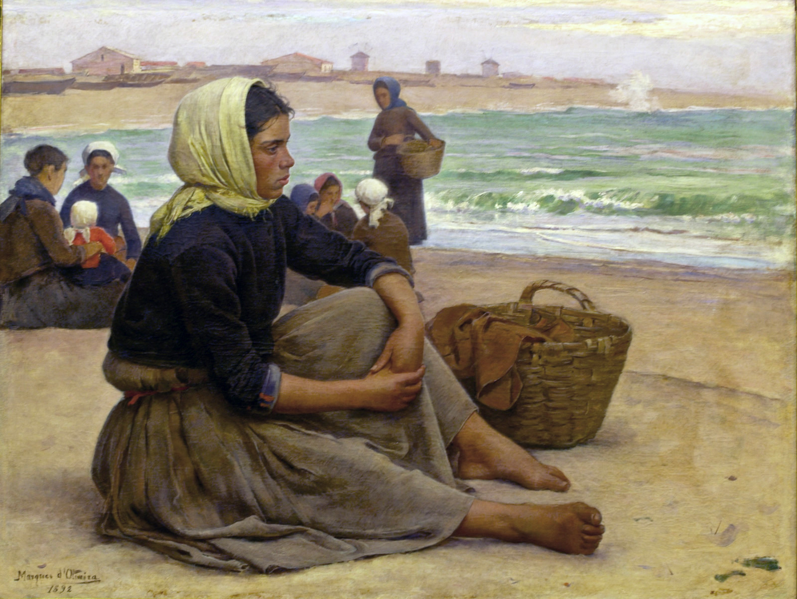 waiting for the boats